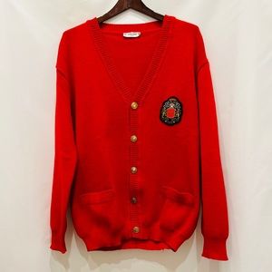 Vintage XL Men’s CELINE Knit Cardigan, Made In PARIS.